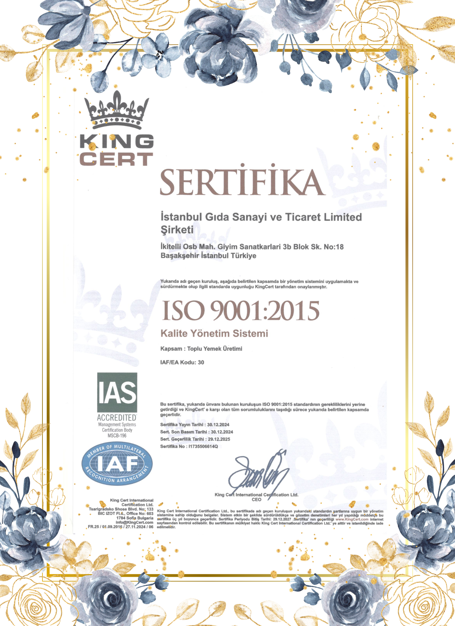 Sertifika 8